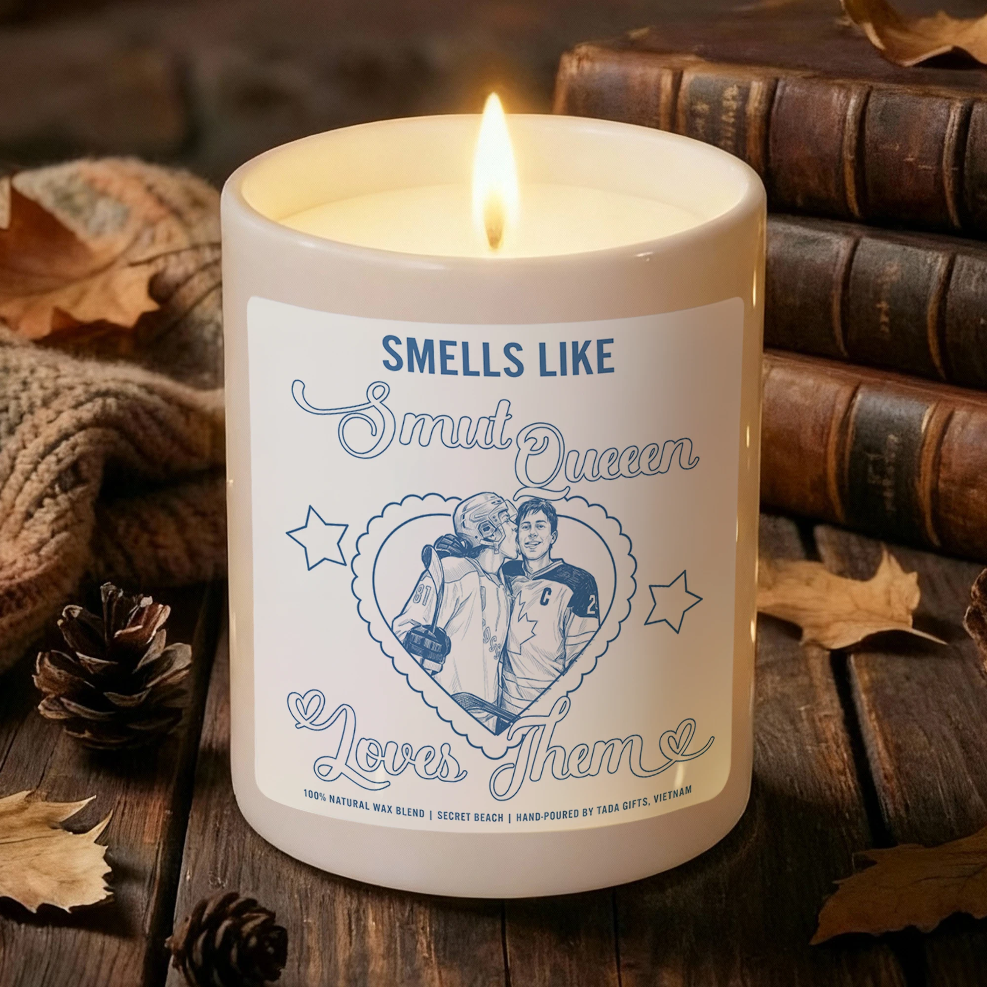 Heated Rivalry Candle, Shane Hollander & Ilya Rozanov Scented Candle