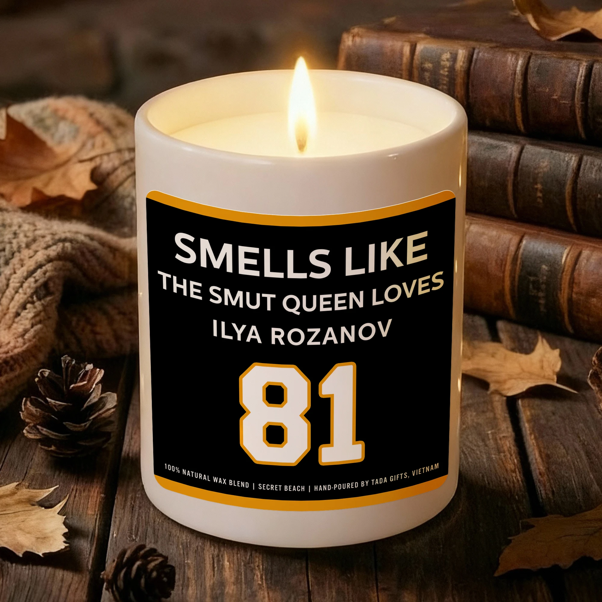 Heated Rivalry Candle, Shane Hollander & Ilya Rozanov Scented Candle