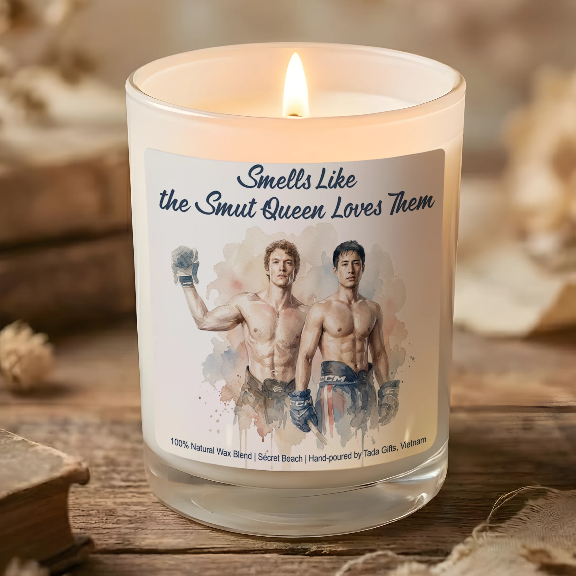 Heated Rivalry Candle, Shane Hollander & Ilya Rozanov Scented Candle