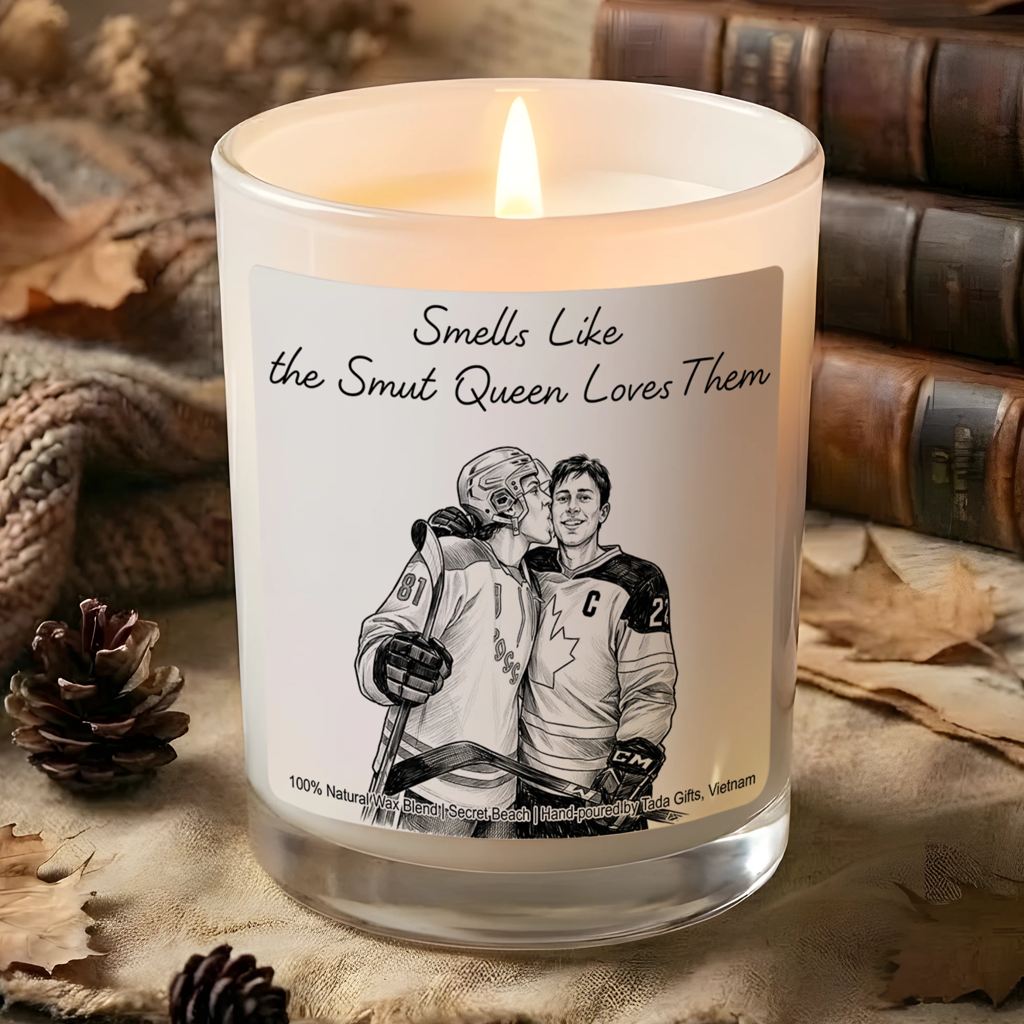 Heated Rivalry Candle, Shane Hollander & Ilya Rozanov Scented Candle