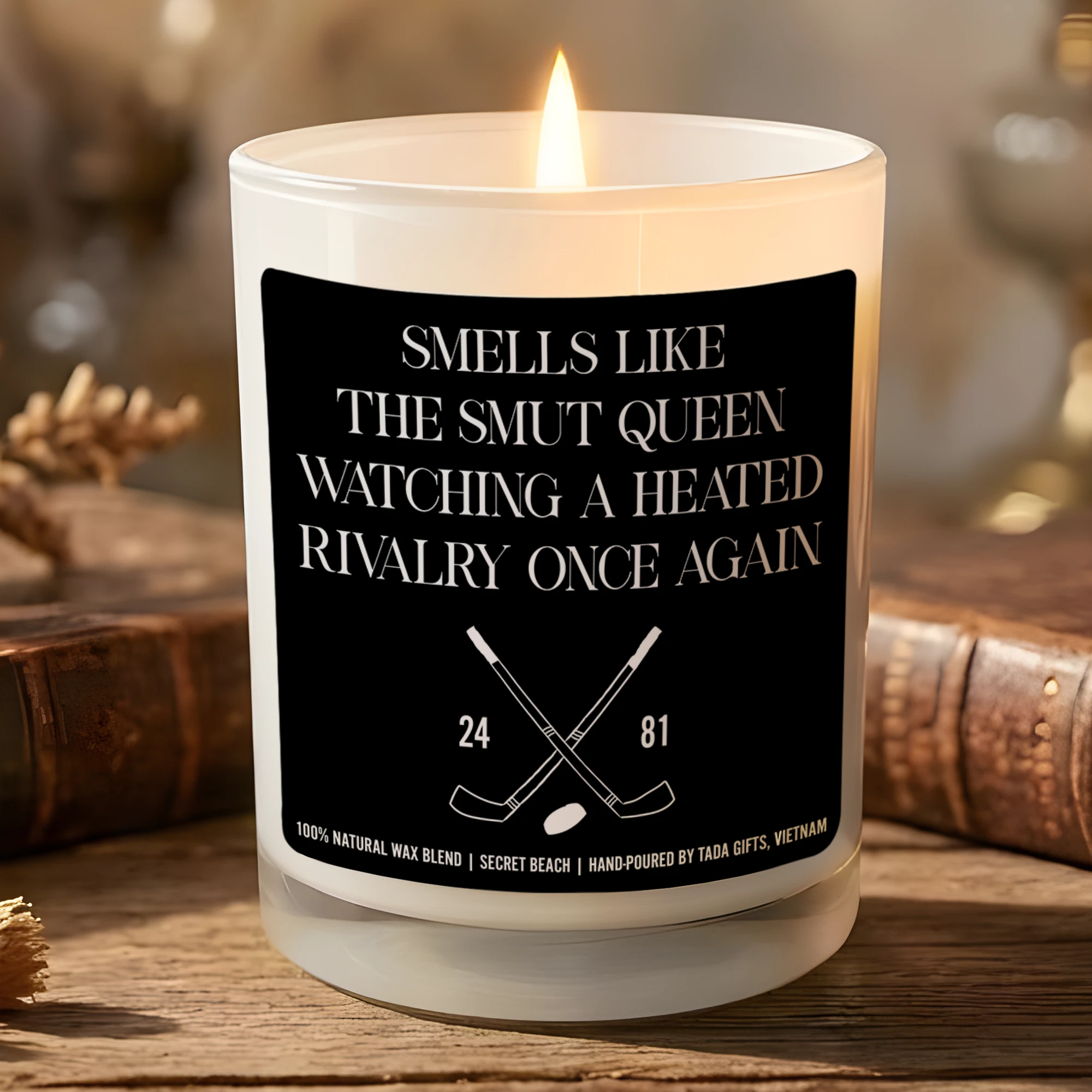 Heated Rivalry Candle, Shane Hollander & Ilya Rozanov Scented Candle