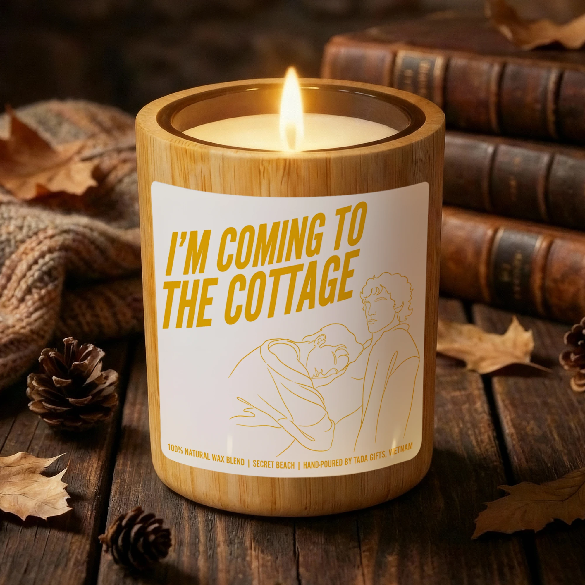 Heated Rivalry Candle, Shane Hollander & Ilya Rozanov Scented Candle