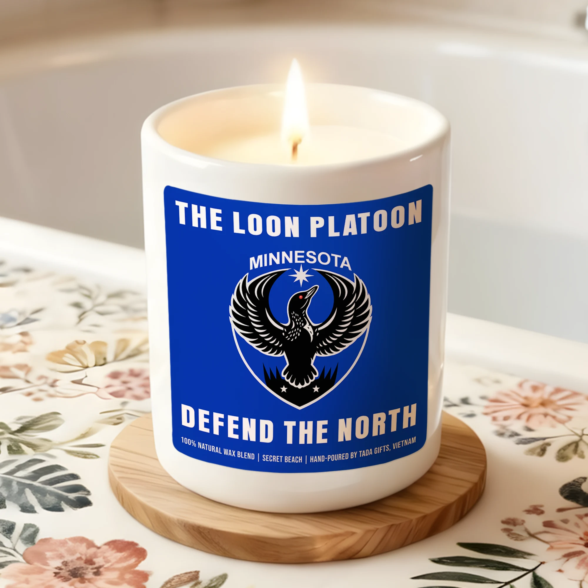 Loon Bird Soy Candle, Minnesota Northwoods Decor