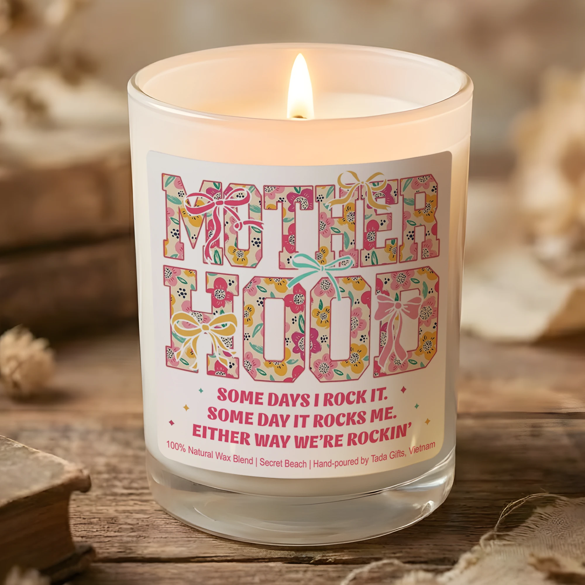 Funny Mom Candle Gift, Motherhood Candle, Mom Life Gift, Mother’s Day Gift For Mom, New Mom Gift, Mom Birthday Gift, Funny Mom Gift Idea