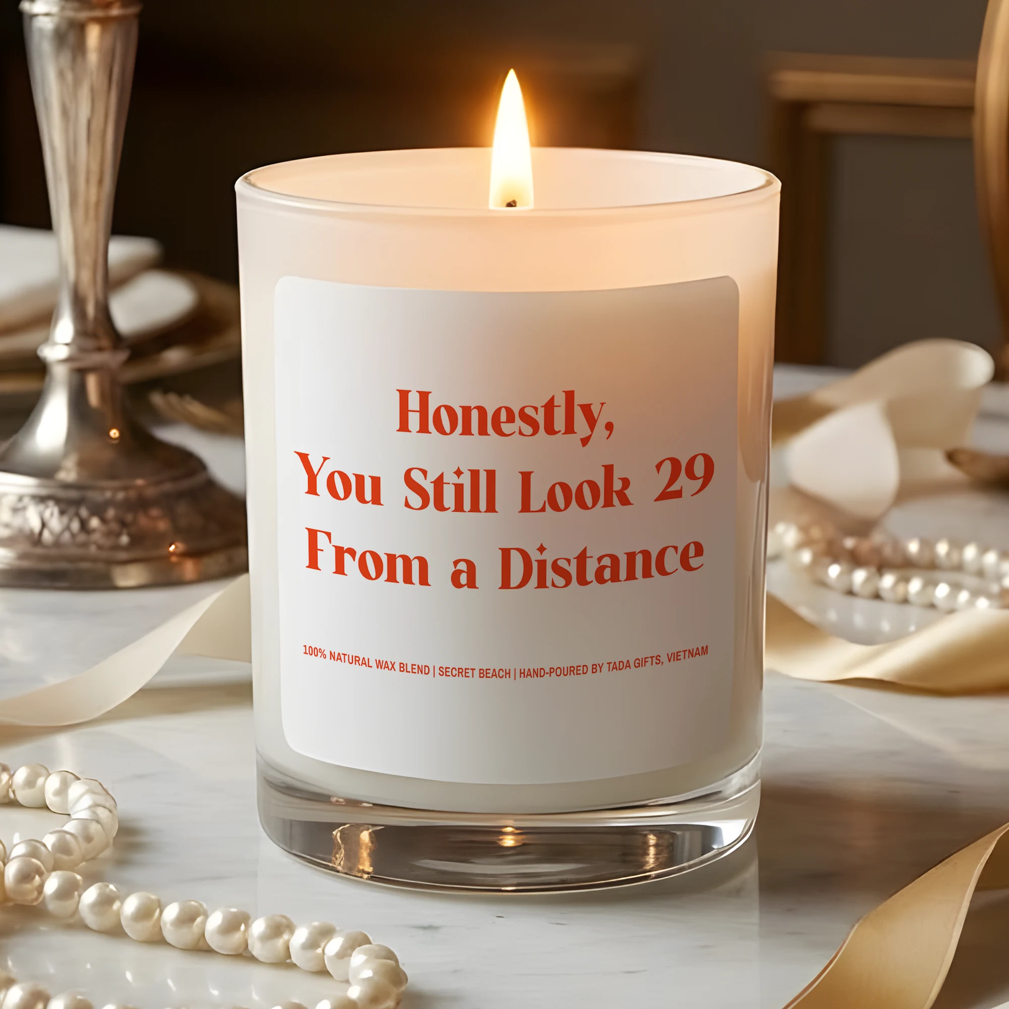 Funny 30th Birthday Candle, Honestly You Still Look 29, Sarcastic Birthday Gift for Her, Best Friend Gag Gift, 30th Birthday Gift