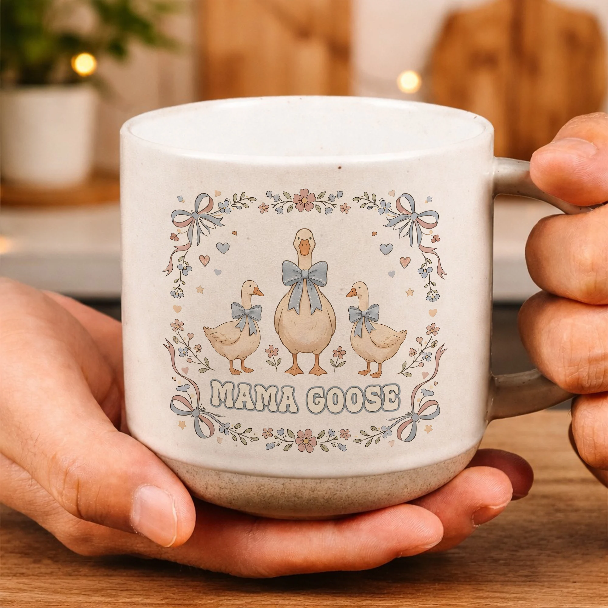 Mama Goose Mug for Mom, Gift for Mom, Ceramic Coffee Mug, Mothers Day Mug, Cute Mommy Mug, Goose Lover Gift, Mothers Day Gift