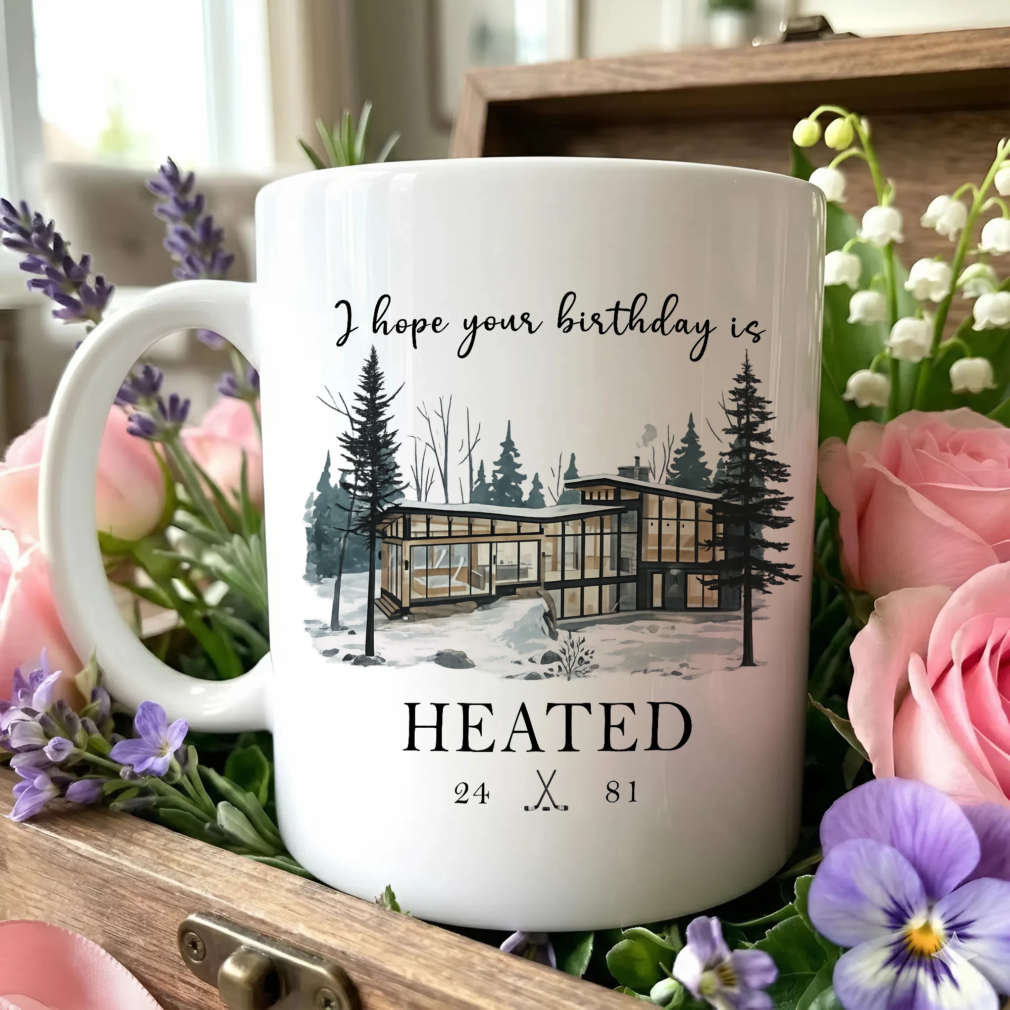 Heated Rivalry Birthday Mug, I’m Coming To The Cottage,Shane Hollander, Ilya Rozanov, Birthday Gifts
