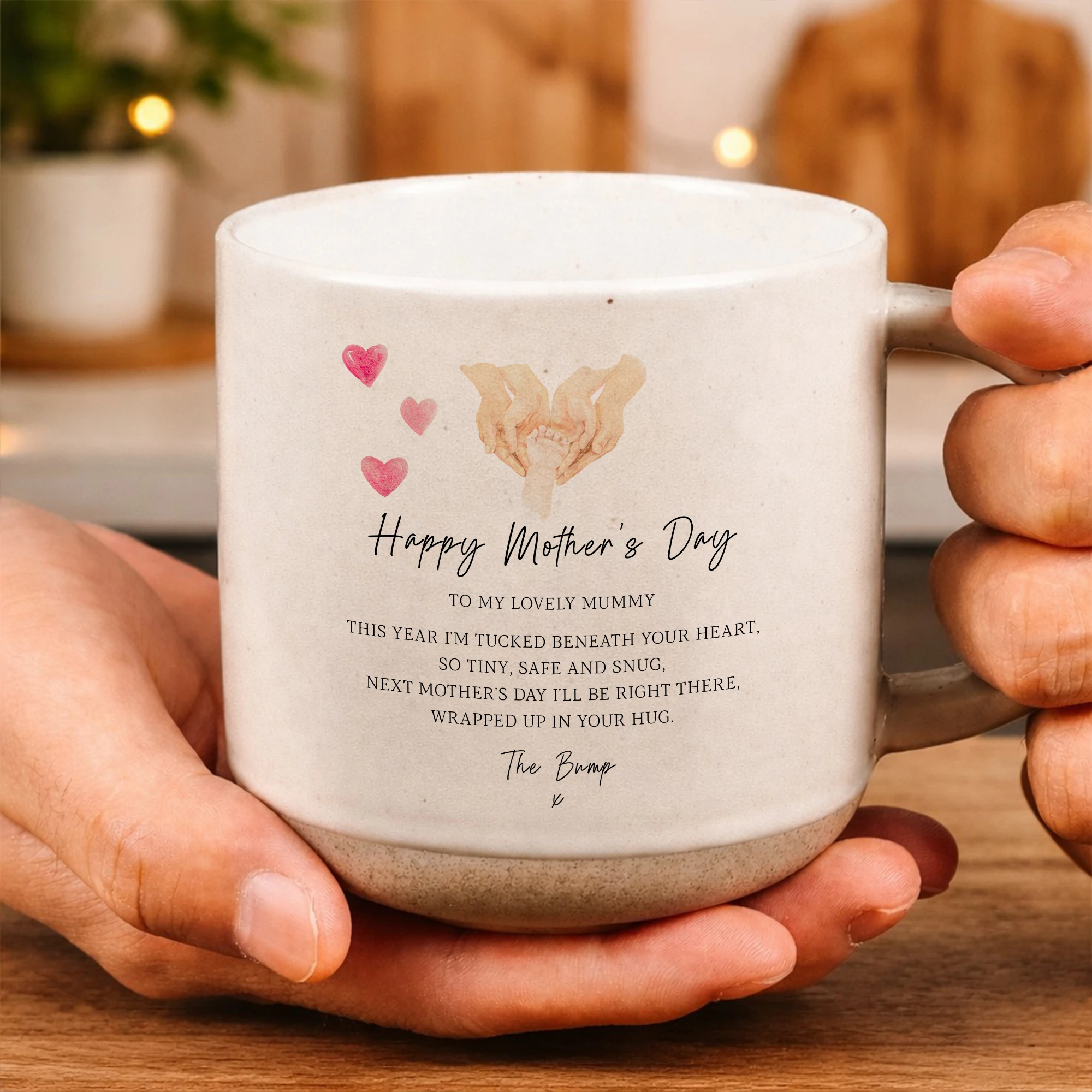 First Mother’s Day Mug, Gift for Mom To Be, Pregnancy Announcement Mug, From The Bump Gift, New Mom Gift, Mother’s Day Gift