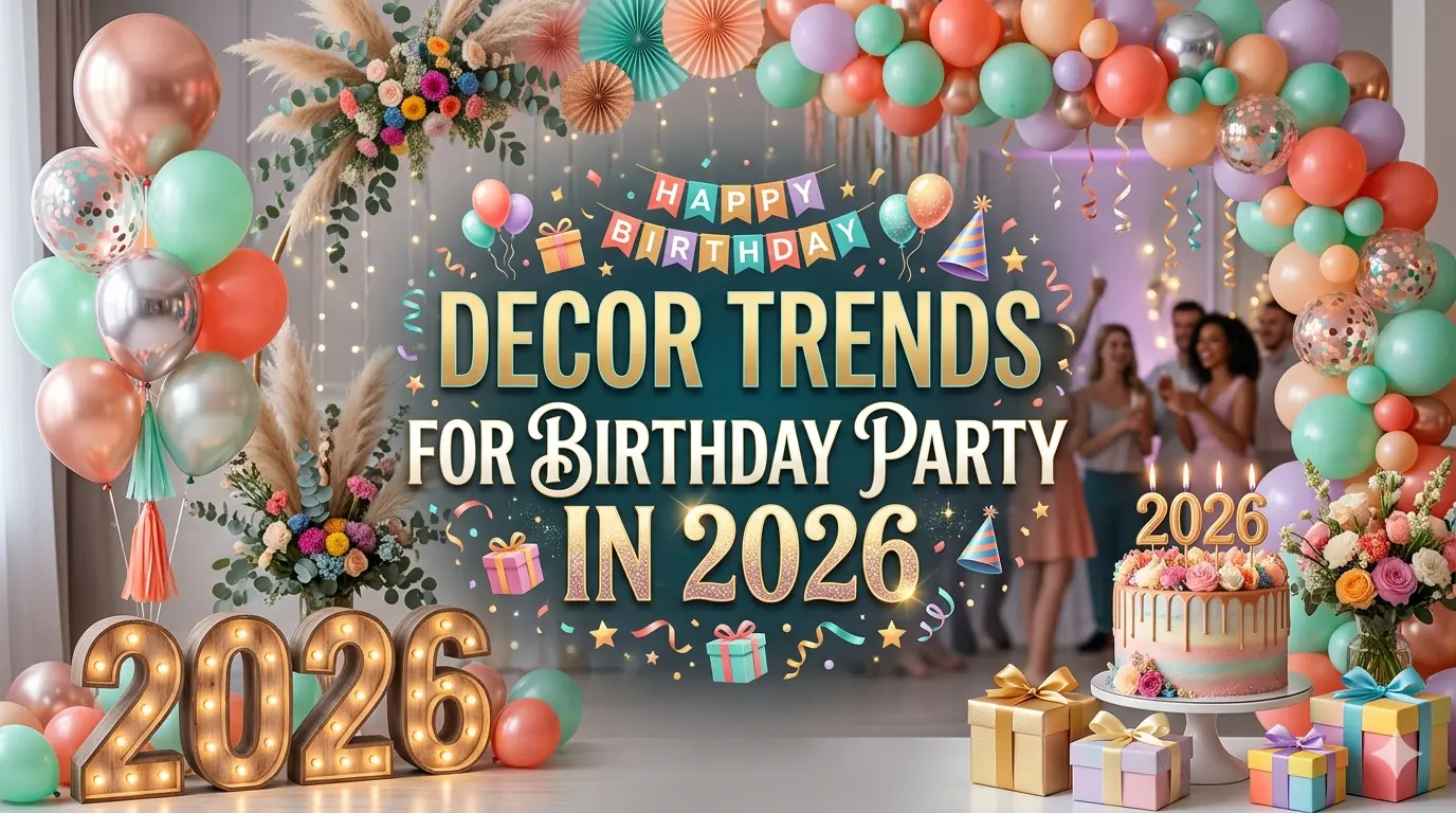 Decor Trends for Birthday Party in 2026