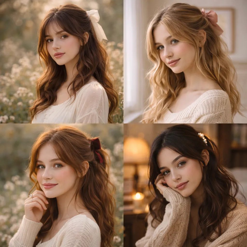 Cozy Aesthetic Hairstyle