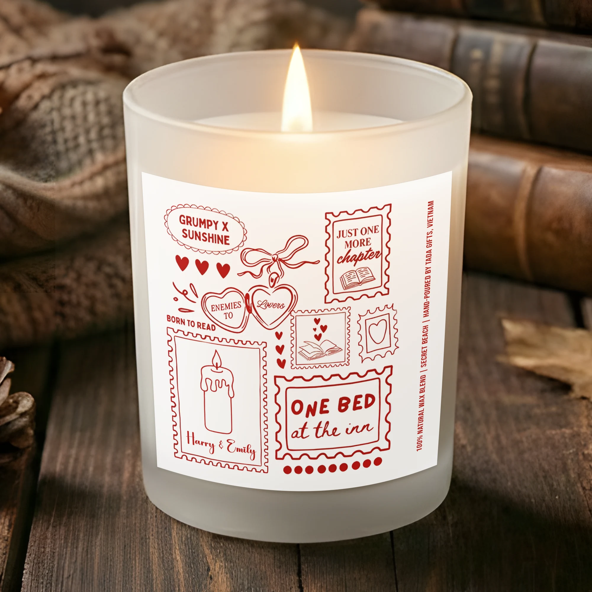 Gifts for Bookworms, Bookish Candle, Bookish Gifts, Gifts for Book Readers, Reader Gifts, Smells Like Dark Fantasy Book Boyfriend