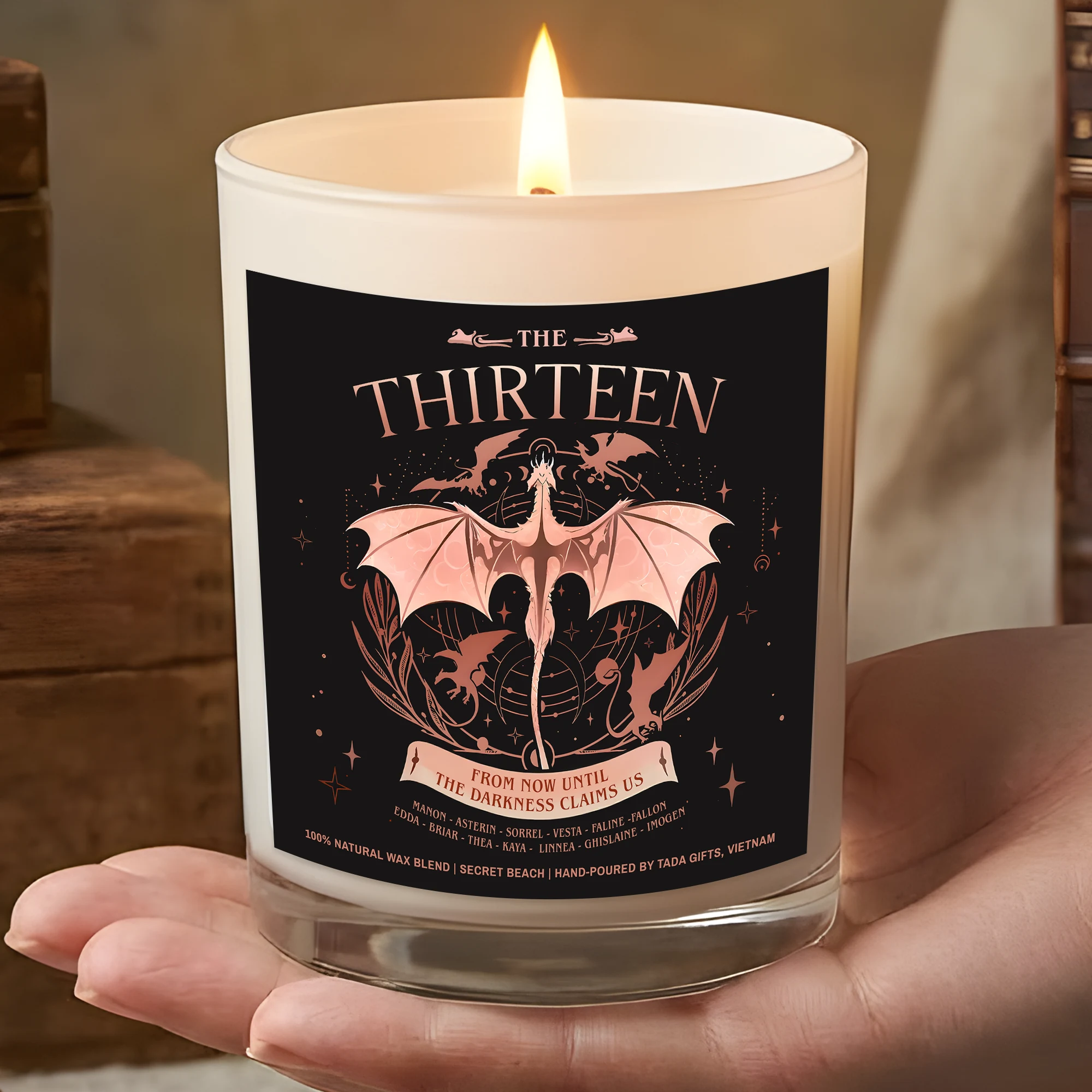 The Thirteen – Bookish Candle, Bookish Gifts, Gifts for Book Readers, Reader Gifts, literary candle