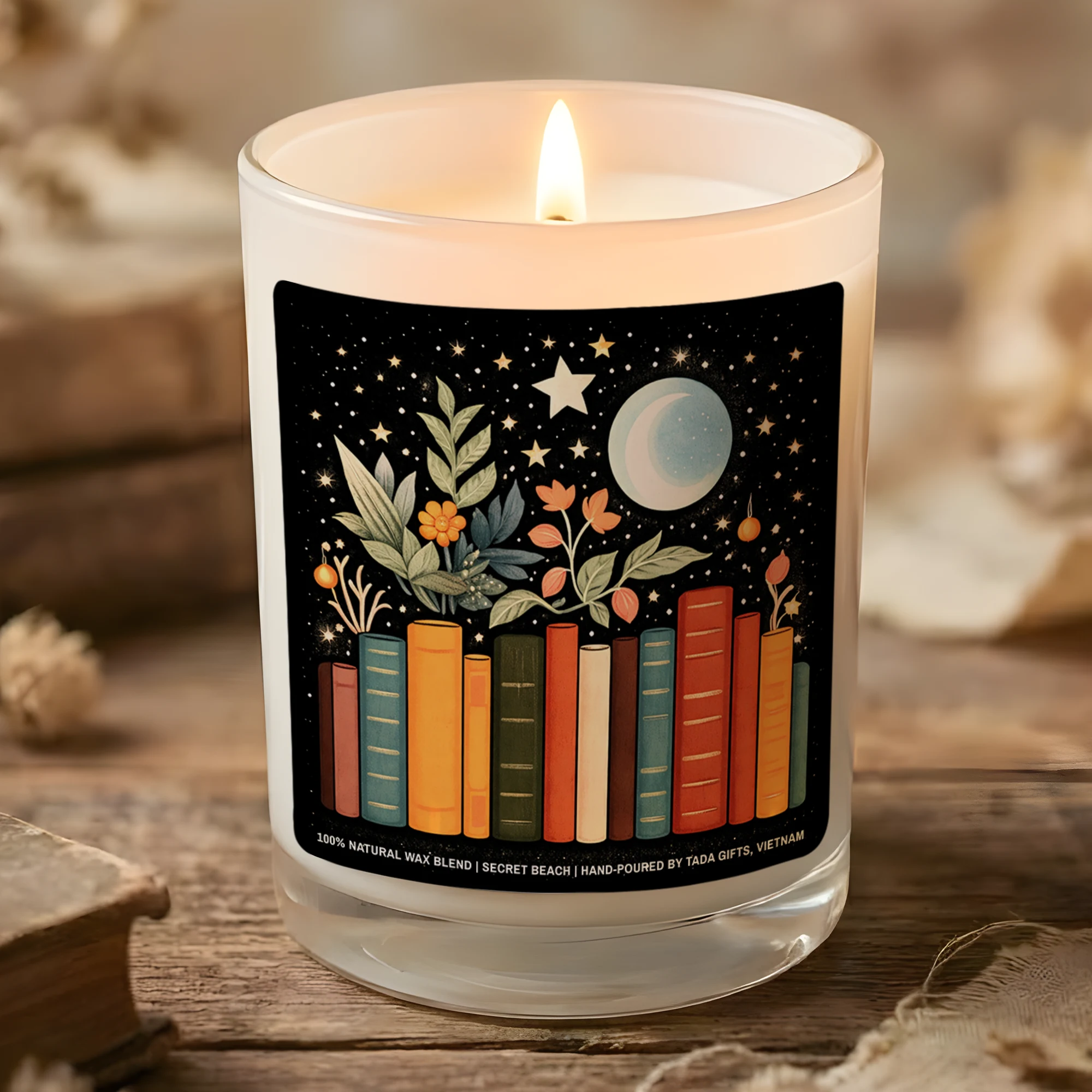 Bookish Candle, Book Lover Gift for Her, Reader Gift, Fae, Bookworm Gift, Smut Gift