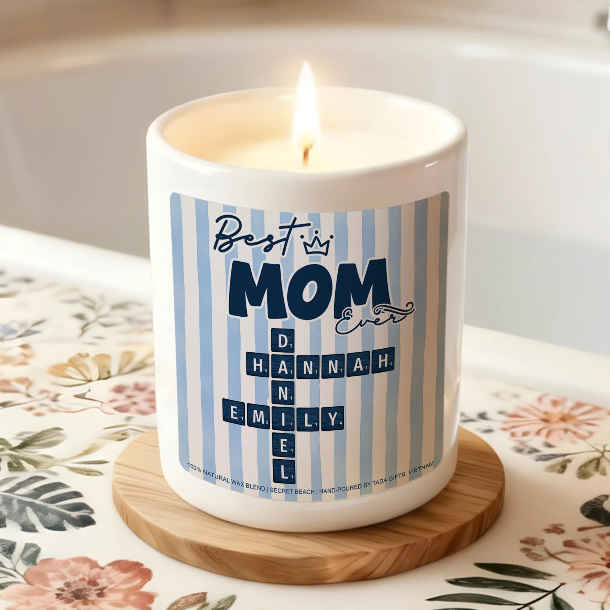 Personalized Mom Candle, Mothers Day Gifts