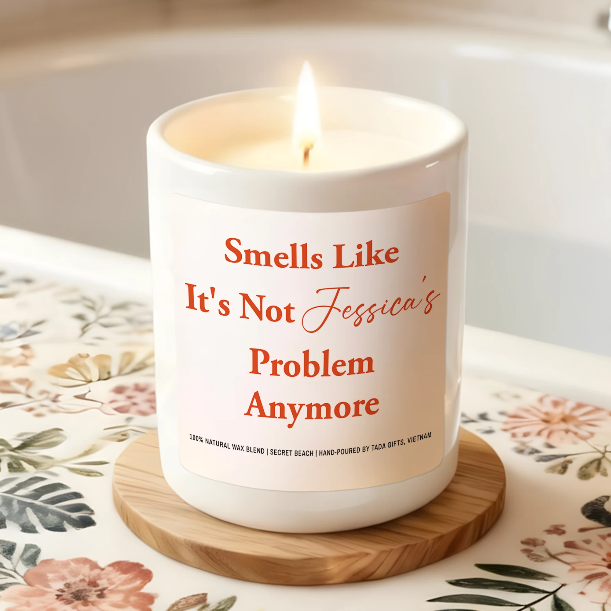 Funny Retirement Candle, Personalized Retirement Gift, Smells Like It’s Not Your Problem Anymore, Going Away Gift, Retirement Gifts