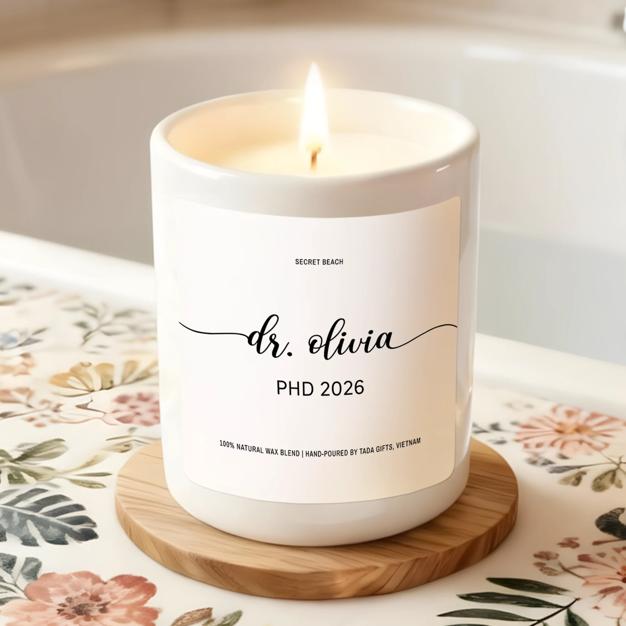 Personalized Graduation Candle Gift, Graduation Gift, Graduation Decor, Graduation Party Favors, Graduation Party Decor, Graduation Announcement