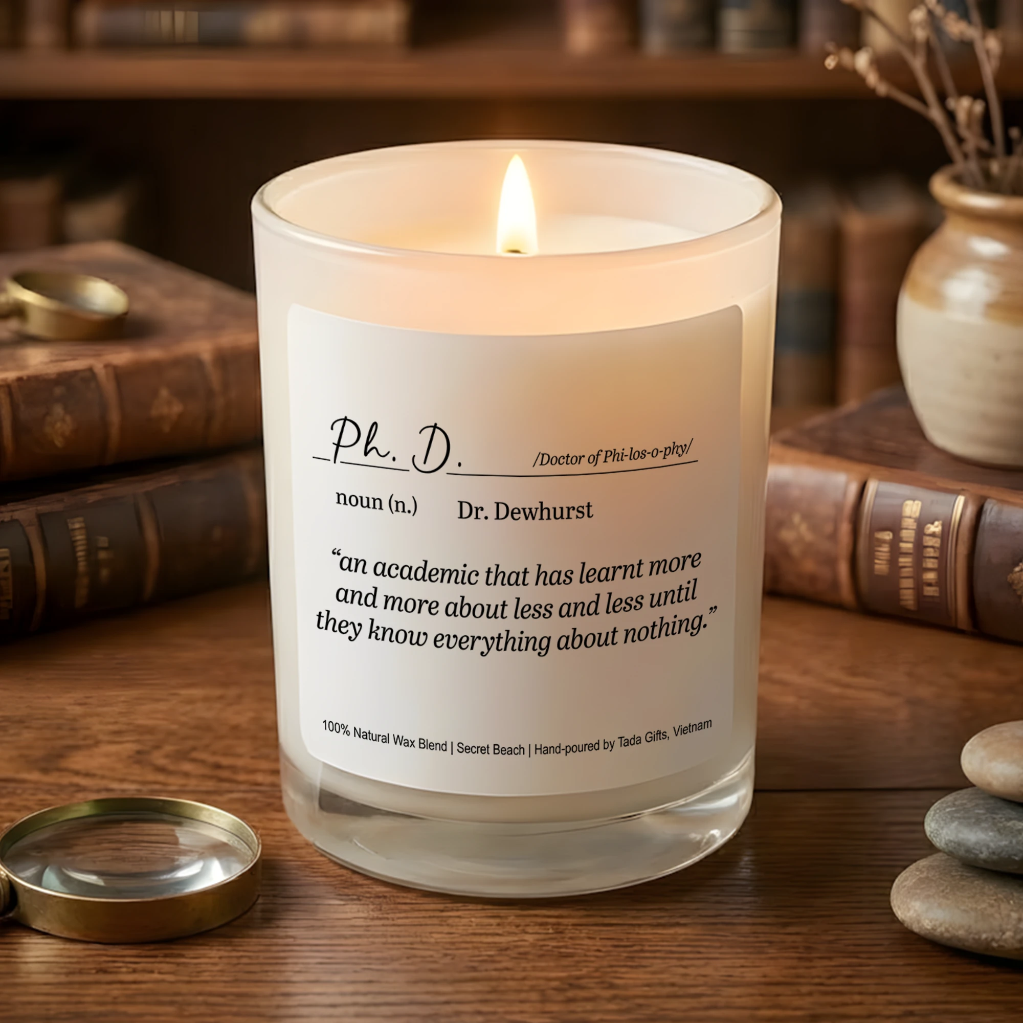 Personalized Graduation Scented Candle