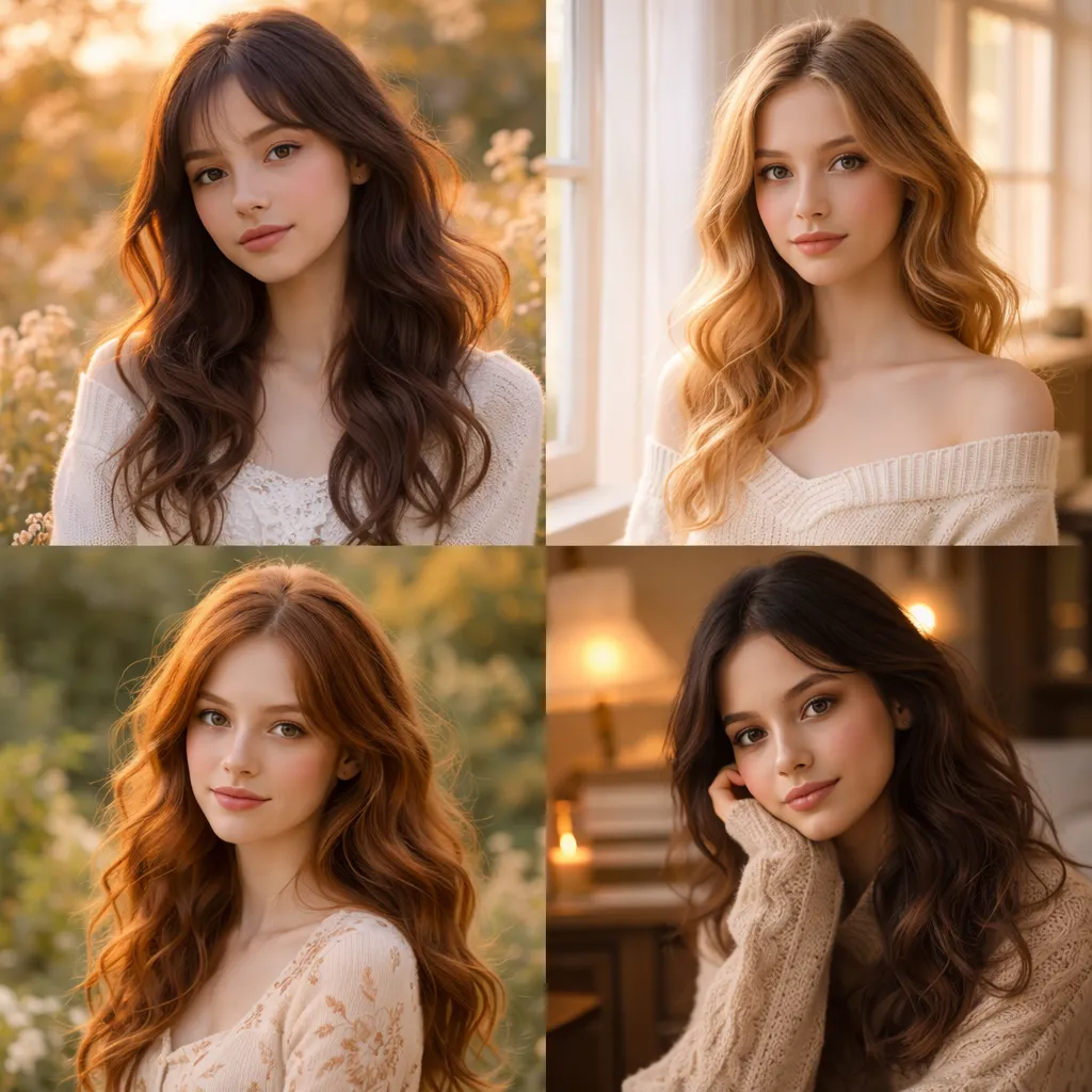 Cozy Aesthetic Hairstyle