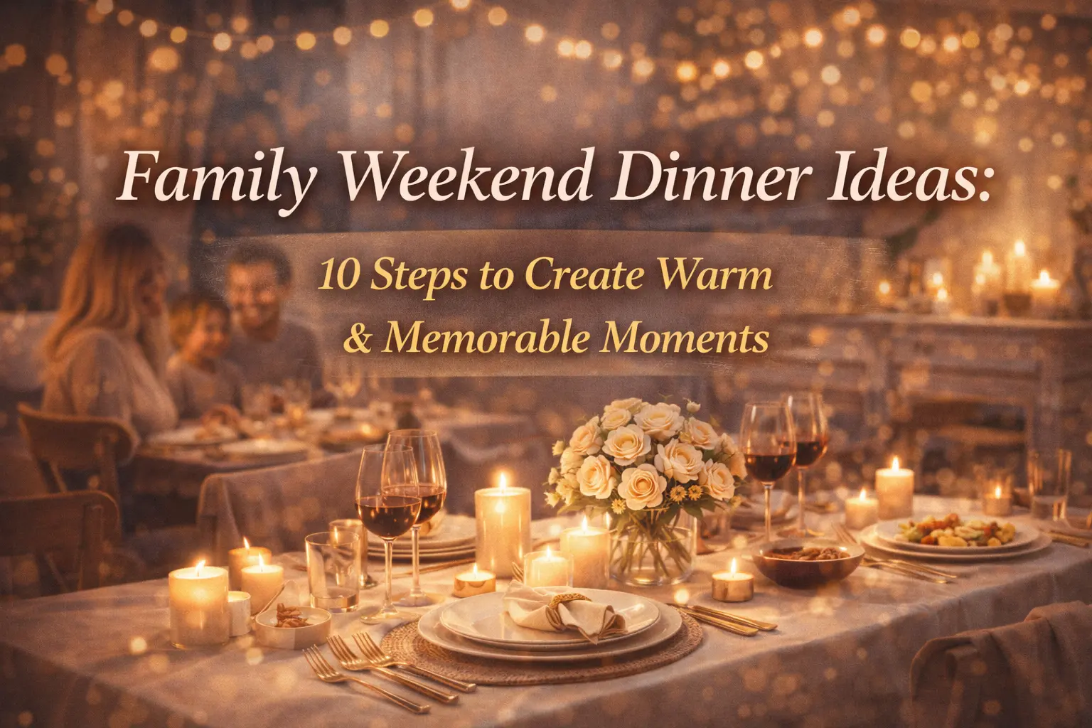 Family Weekend Dinner Ideas: 10 Steps to Create Warm & Memorable Moments