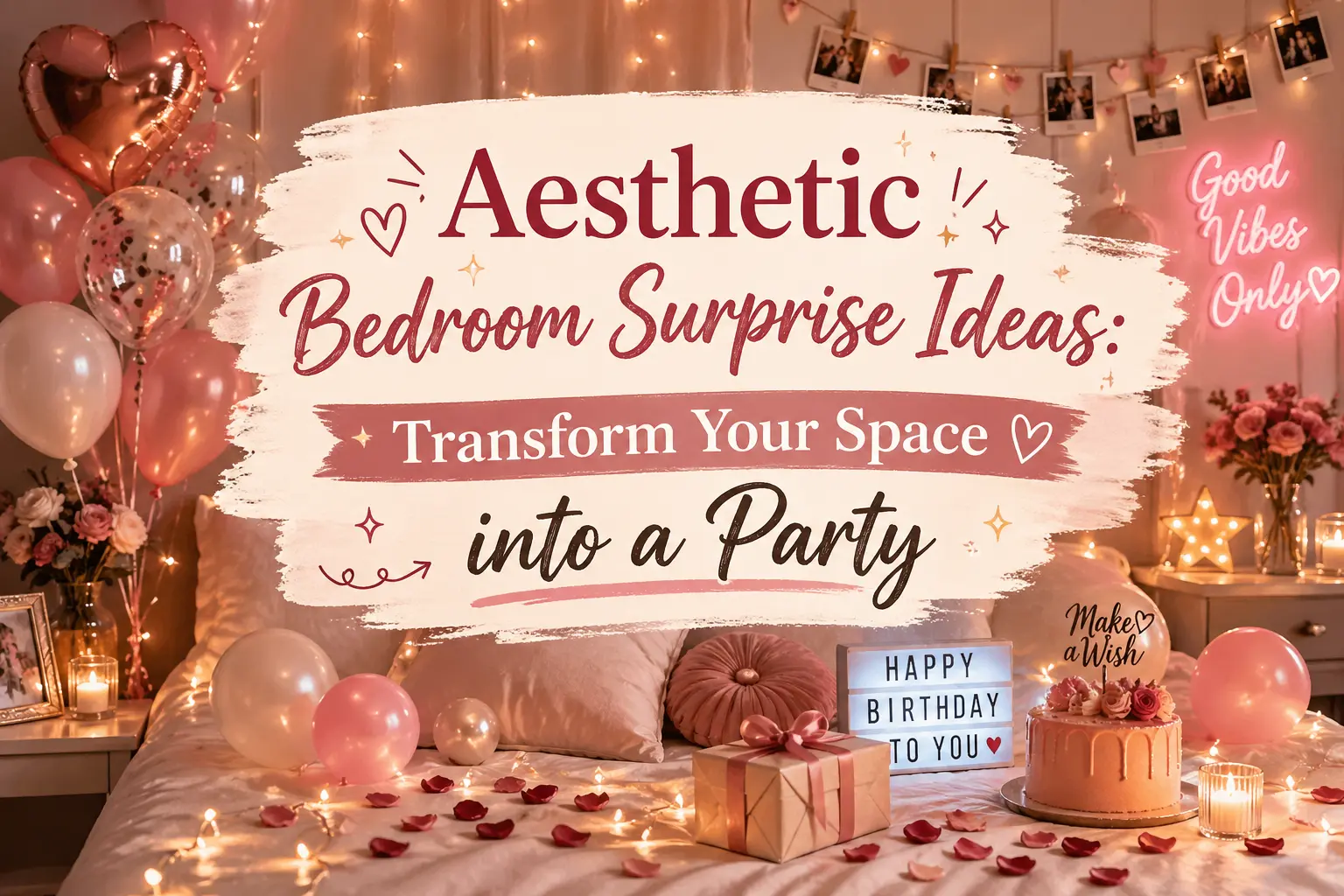 Aesthetic Bedroom Surprise Ideas: Transform Your Space into a Party