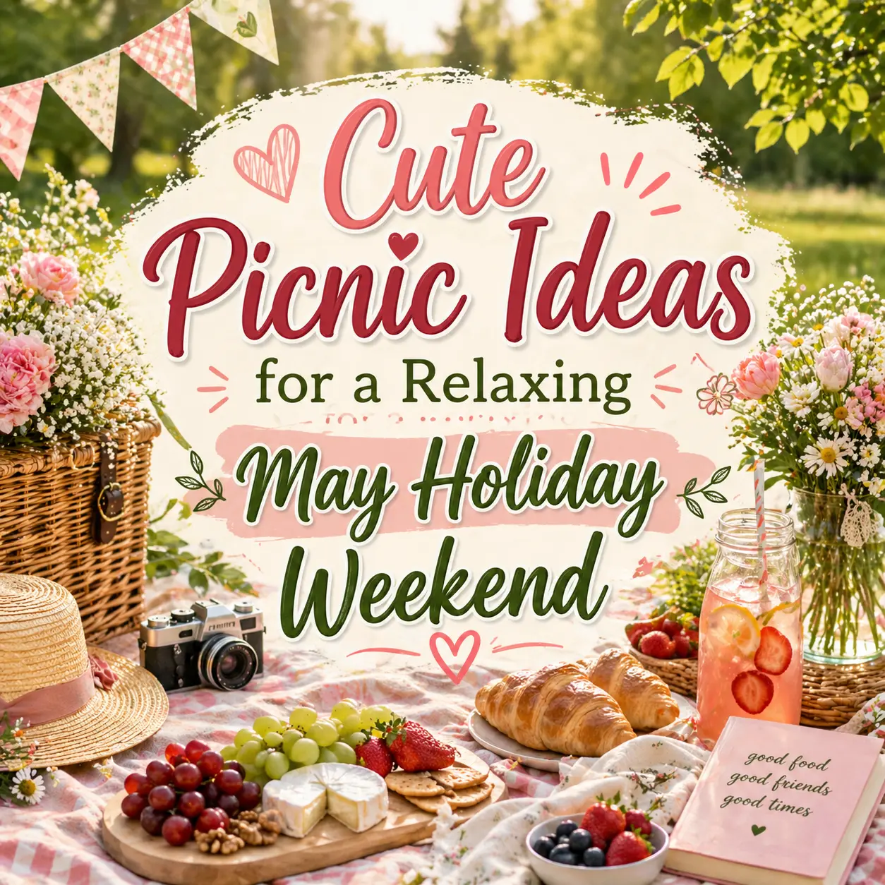 Cute Picnic Ideas for a Relaxing May Holiday Weekend