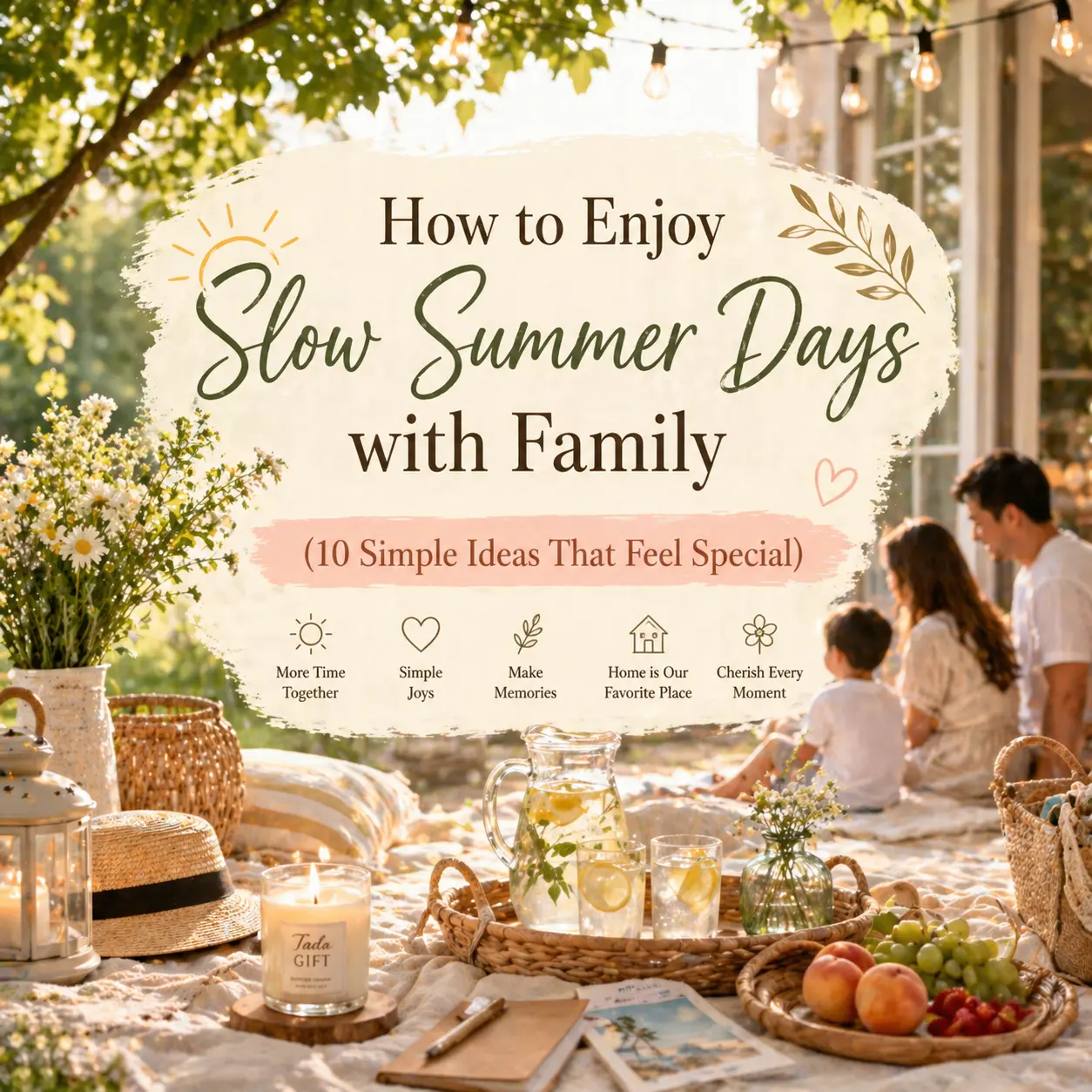 How to Enjoy Slow Summer Days with Family
