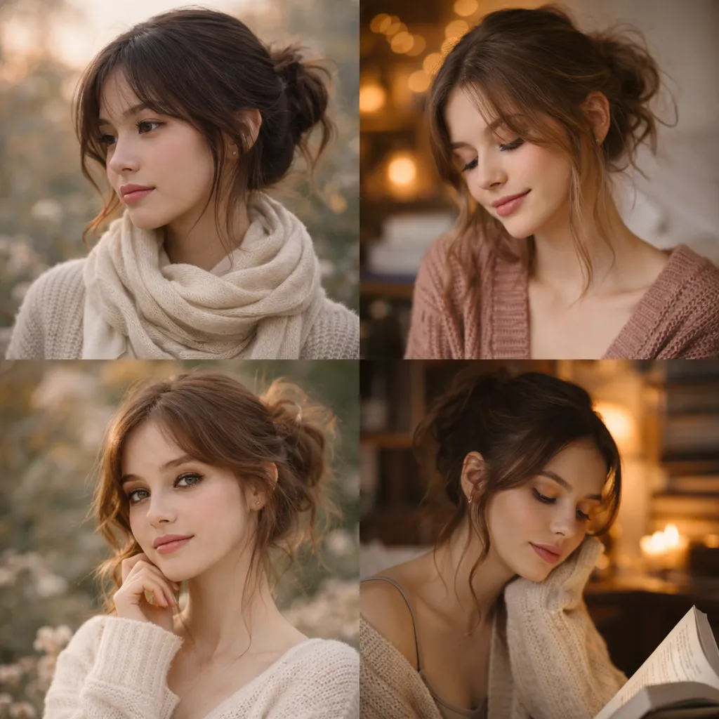 Cozy Aesthetic Hairstyle