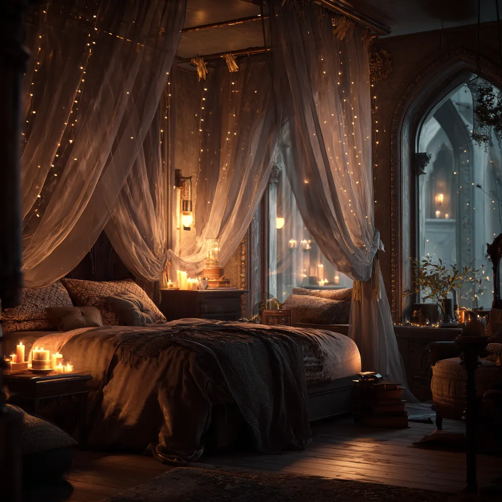 u5784373755_A_photorealistic_castlecore_bedroom_glowing_with__5a9117bf-ad24-4cea-9e51-c0765b9c0865_1_11zon