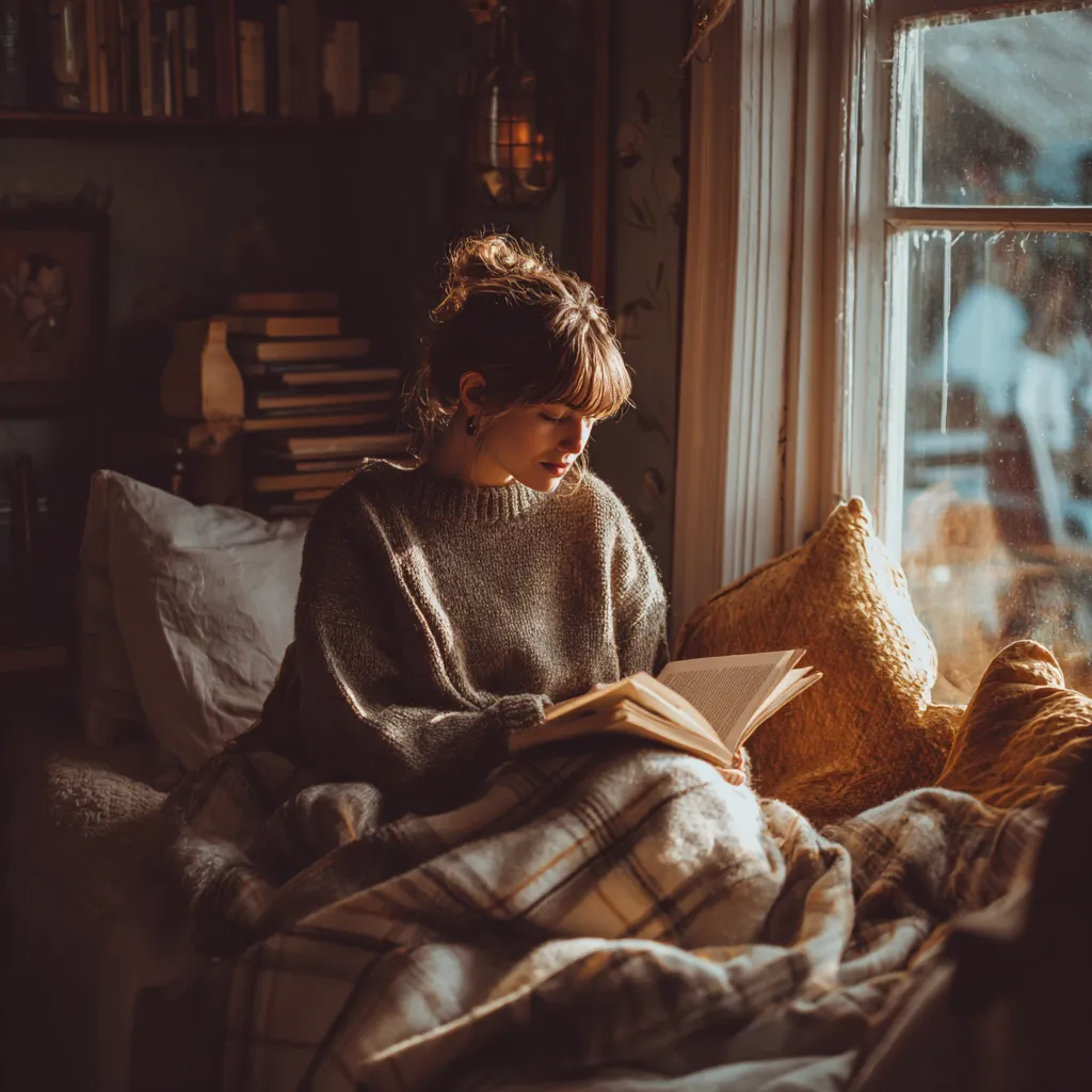 u5784373755_A_young_woman_relaxing_with_a_book_in_a_quiet_coz_531d84e4-8537-437d-9d56-f73030e9f3c4_1_11zon
