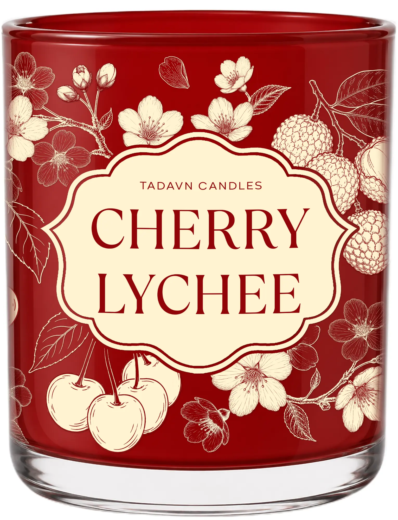 Cherry Lychee Candle for Warmer Lamp – Wickless Scented Candle with Fruity Floral Fragrance for Bedroom, Living Room & Home Décor