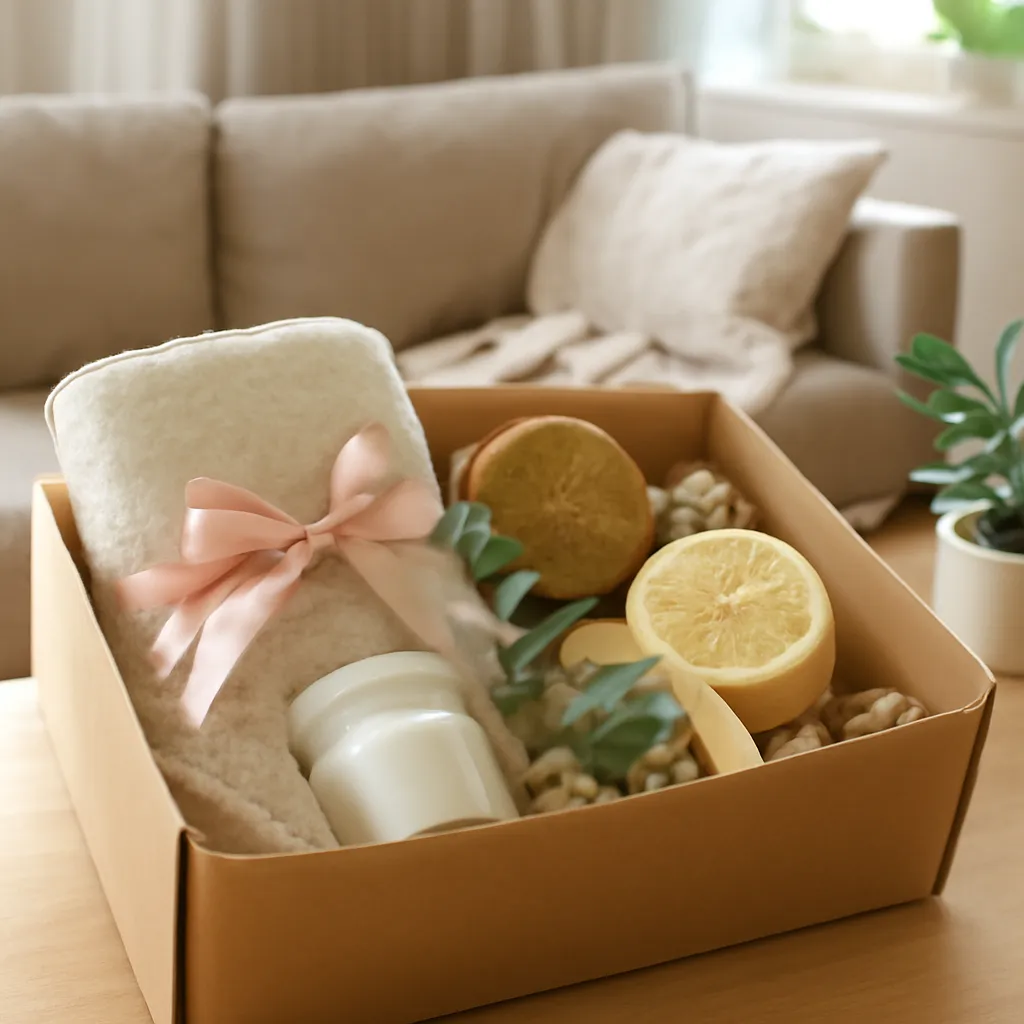 Self-care gift box for mother