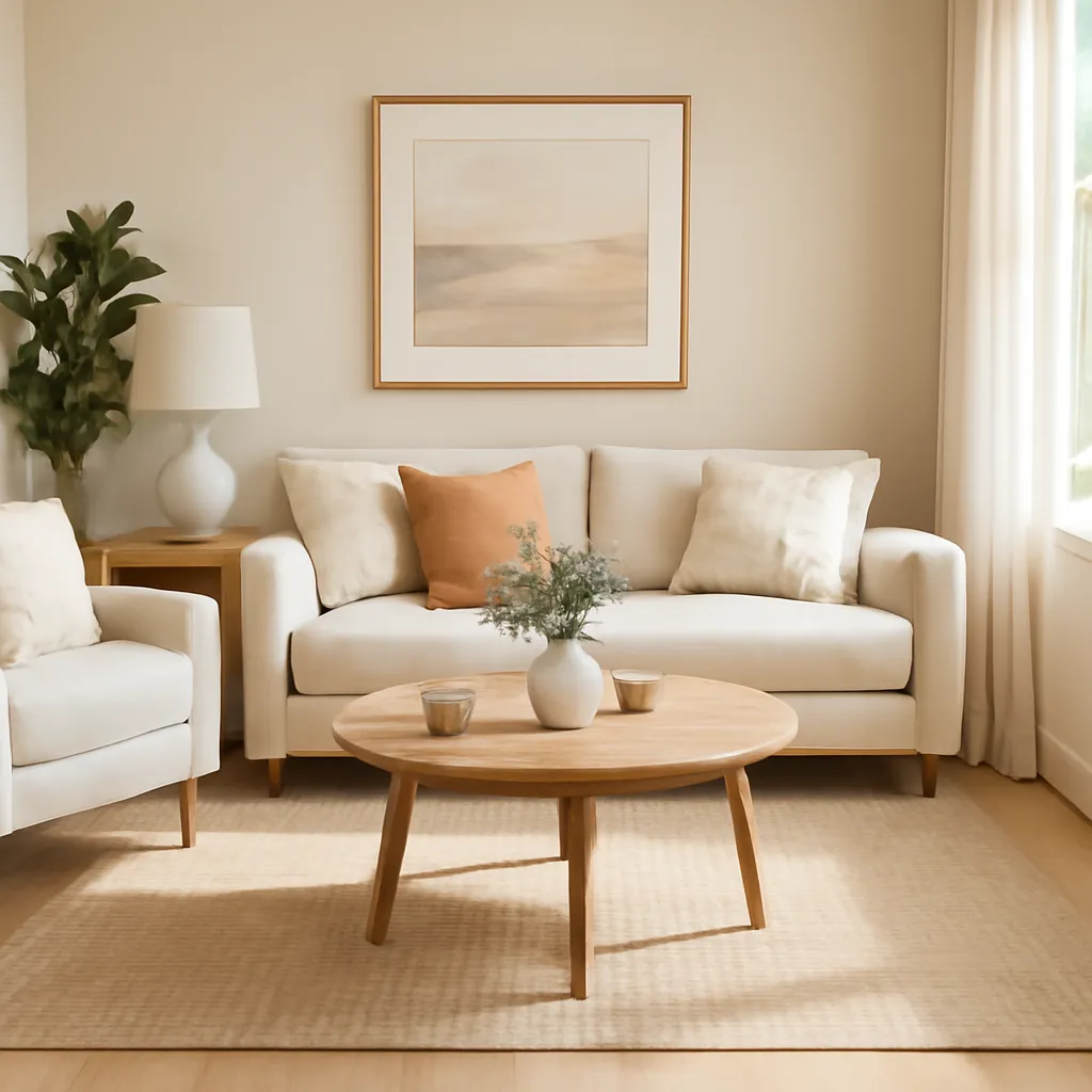 Home setup for hosting with neat seating area