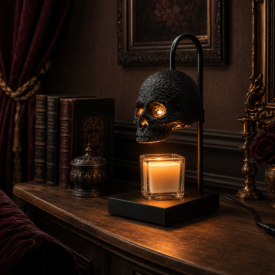 Skull Candle Warmer Lamp