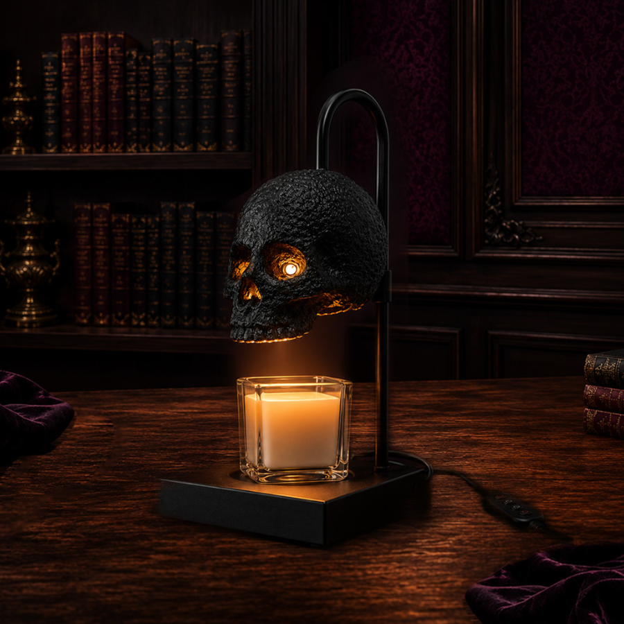 Skull Candle Warmer Lamp