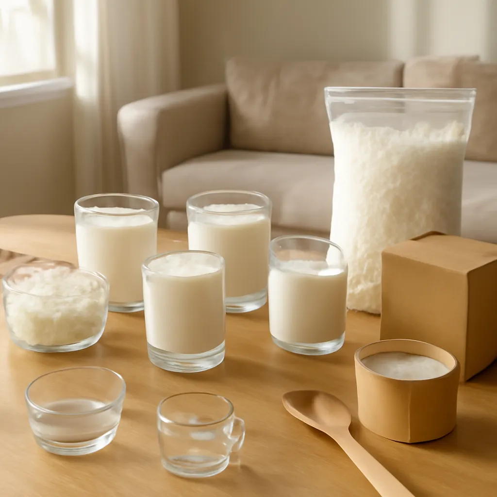 Hero image: organized beginner candle-making workspace, premium US lifestyle photography, realistic materials, clean composition, no text