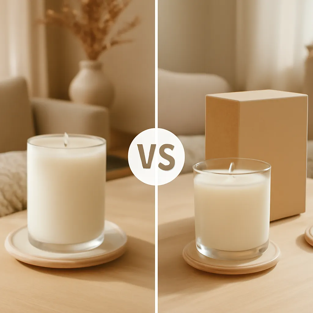 Infographic concept based on the article title, simple comparison or decision guide, warm beige and amber palette, readable layout