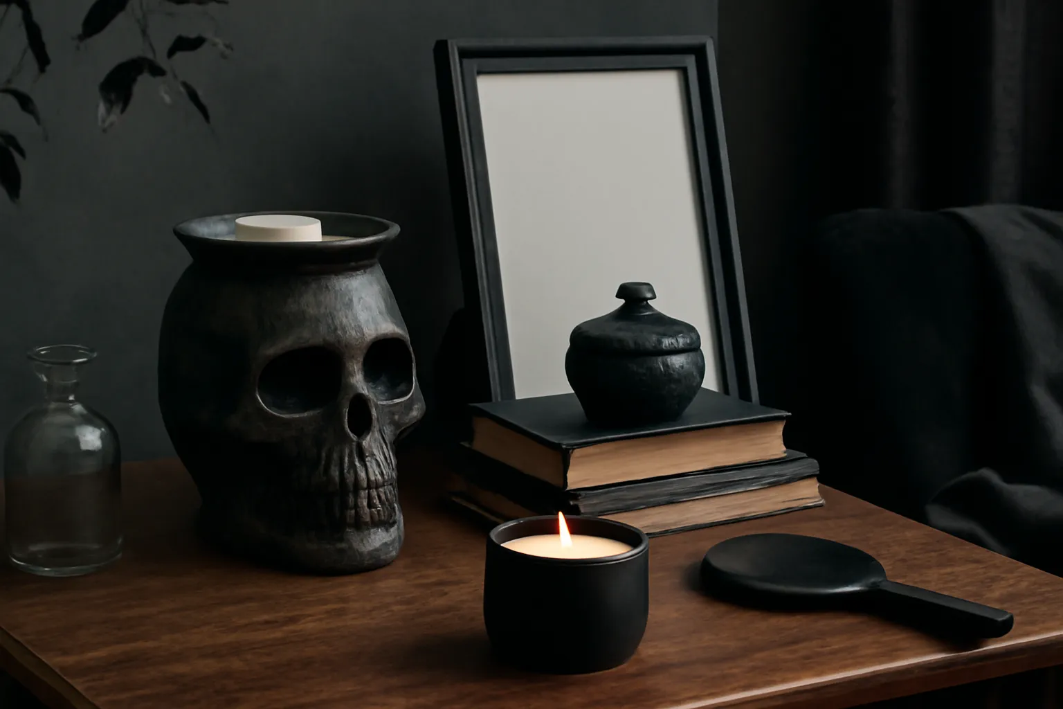 Gothic Wax Warmer Styling: Bookshelf, Reading Nook and Vanity Ideas